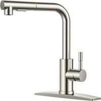 Brushed Nickel Pull-Down Kitchen Faucet