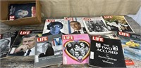Box of vintage Life magazines