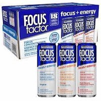 Focus Factor Energy Drink - 18 × 355 mL