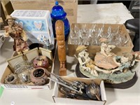 Job Lot - Wine Glasses, Home Decor, Cutlery and