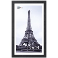 VCK 14x24 Picture Frame, Exclusive Black Woodgrain