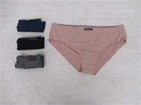 4-Pk Puma Women's XL Seamless Bikini Underwear,
