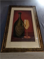 Home Decor- Photo Of Champaign & Filled Glass In