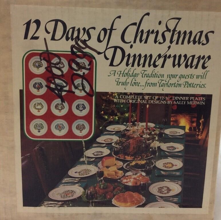 12 DAYS OF CHRISTMAS DINNERWARE
