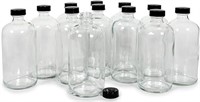 Clear Glass 16oz Bottles