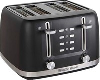 "As Is" West Bend Toaster 4 Slice 3 Functions and