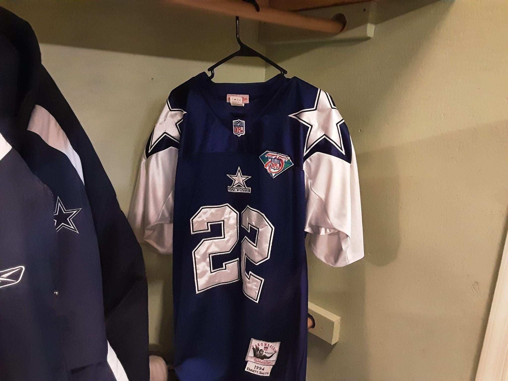 94' Emmit Smith Throwback Jersey Made by Mitchell