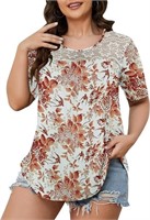 Summer Lace Tunic Blouse