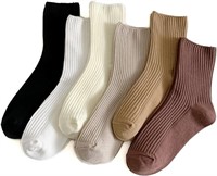 SEALED-Comfy Cotton Long Socks - 6 Pairs