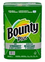 Bounty Plus Paper Towel 12 Rolls x 86 Sheets