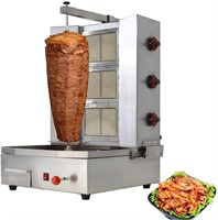 NJTFHU Shawarma Machine with 3 Burners Roaster Kit
