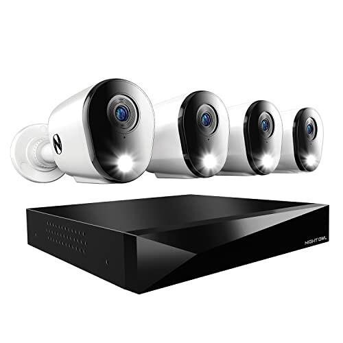 Night Owl 2-Way Audio 12 Channel DVR Video Home Se