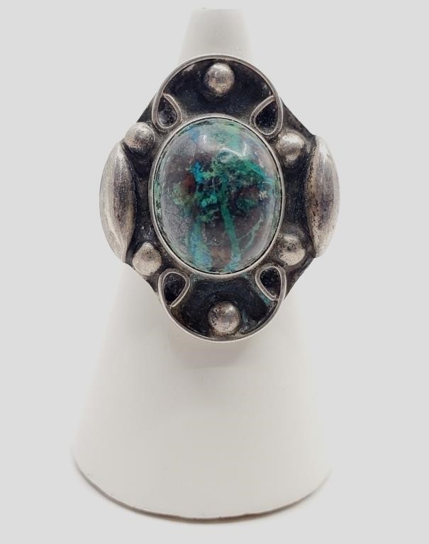 Sterling Silver Ring Native Style