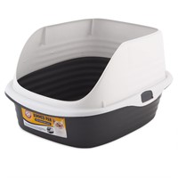 Arm & Hammer Rimmed Cat Litter Box with High Sides