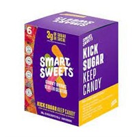 (2) Smart Sweets Gummy Worms, 300g, 6 bags