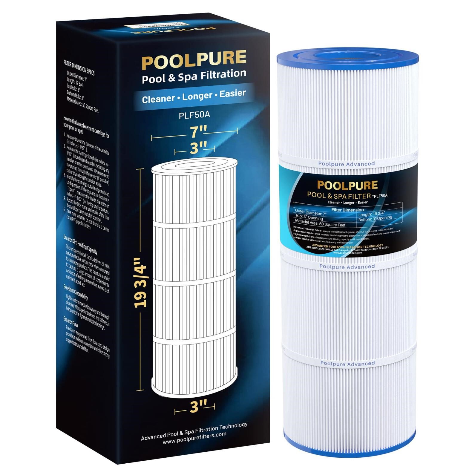 POOLPURE Replacement Filter for Hayward C500, CX50