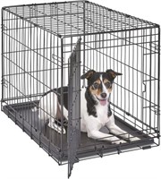30"x19"x21" MidWest iCrate Pet Cage, Black