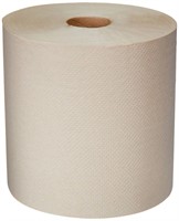 AmazonCommercial 1-Ply Kraft Hard Roll Paper Towel