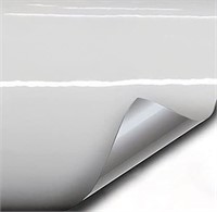 VViViD White Gloss Vinyl Wrap Roll with Air Releas