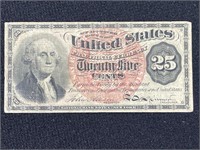 1863 TWENTY-FIVE CENT FRACTIONAL