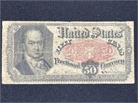 1875 FIFTY CENT FRACTIONAL CURRENCY NOTE