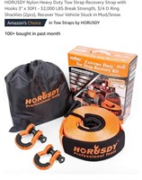 HORUSDY Nylon Heavy Duty Tow Strap