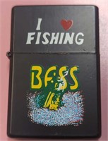 Zippo style lighter slim. I love bass fishing