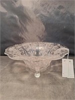 Footed Glass Fruit Bowl