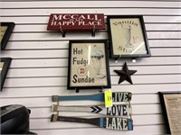 McCall Sign + Ice Cream Shop Signs