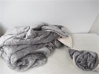 $80-2-Pc King London Fog Comforter Set, Grey