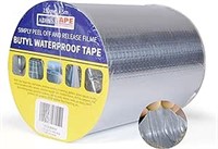 $90-12-Pk 6" x 5m ADHES Butyl Tape Waterproof Tape