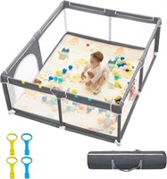 $100-"As Is" 71"x59" Palopalo Baby Playpen, Extra