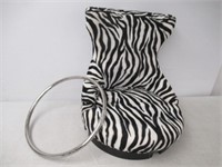 "As Is" Zebra Chair