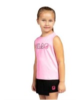 2-Pc Fila Girl's 8 Set, Tank Top and Short, Pink