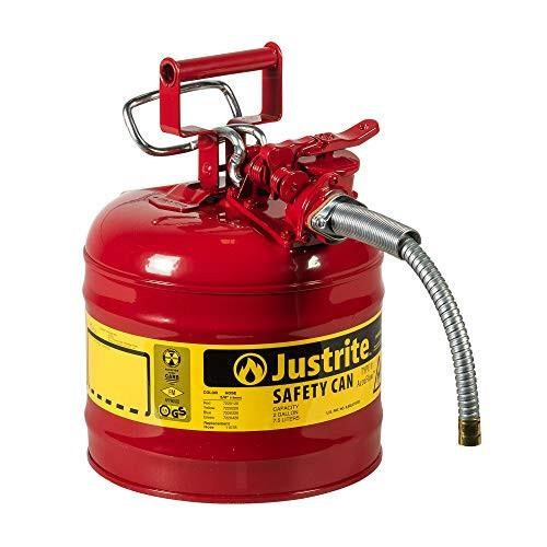 Justrite AccuFlow 2 Gallon Type II Safety Can with