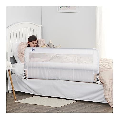 Regalo Hideaway 54-Inch Extra Long Bed Rail Guard,