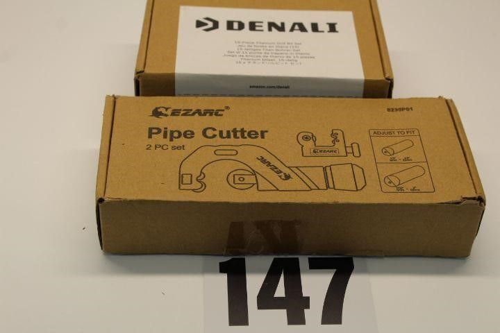 Pipe Cutter/Drill Bit Set
