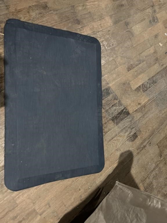 Navy blue anti-fatigue mat
