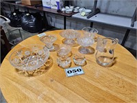 glass serving items