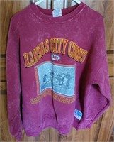 Vtg. Kansas City Chiefs Sweatshirt Mens Sz XL