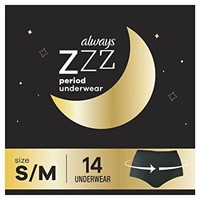 Always Zzzs Overnight Disposable Period Underwear