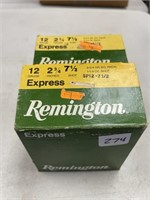 REMINGTON 12 GA 2 3/4" 7 1/2 SHOT EXP 25 RD X 2
