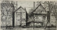 "Lincoln Park West" James Swann Signed Etching