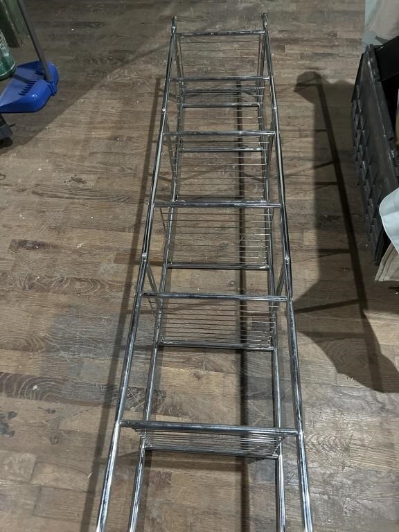 Six shelf wire rack