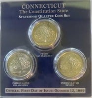 1999PDS Connecticut Statehood Quarter Set
