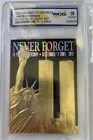 2002 23K Gold Collectibles World Trade Center 911