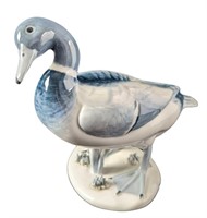 Vintage Porcelain Bidasoa Spain Duck Figurine
