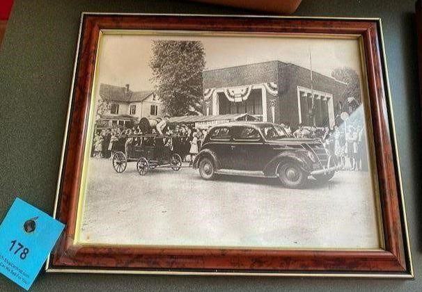 Vintage Ferdinand print 9.5" x 11.5" parade cars