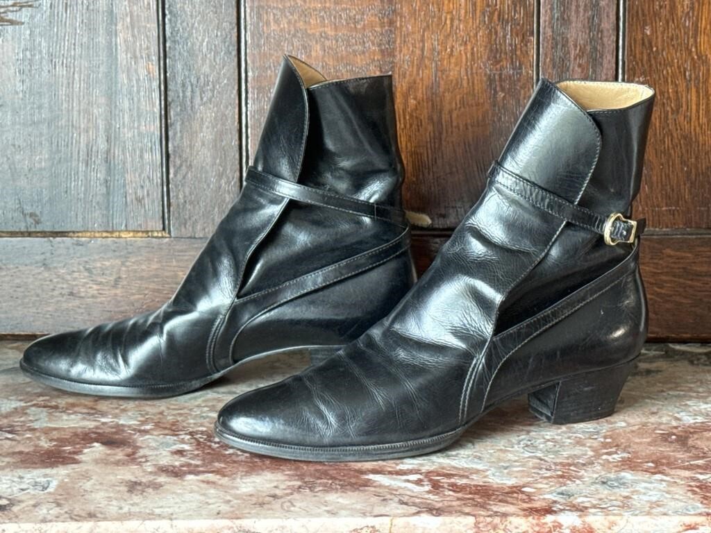 Vintage Ferragamo Leather Booties