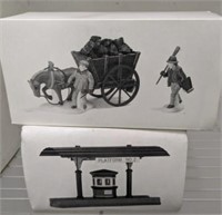 DEPT 56 DICKENS VILLAGE SET OF TWO PIECES